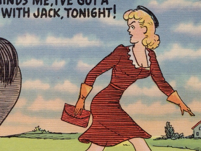 Novelty Cartoon Postcard